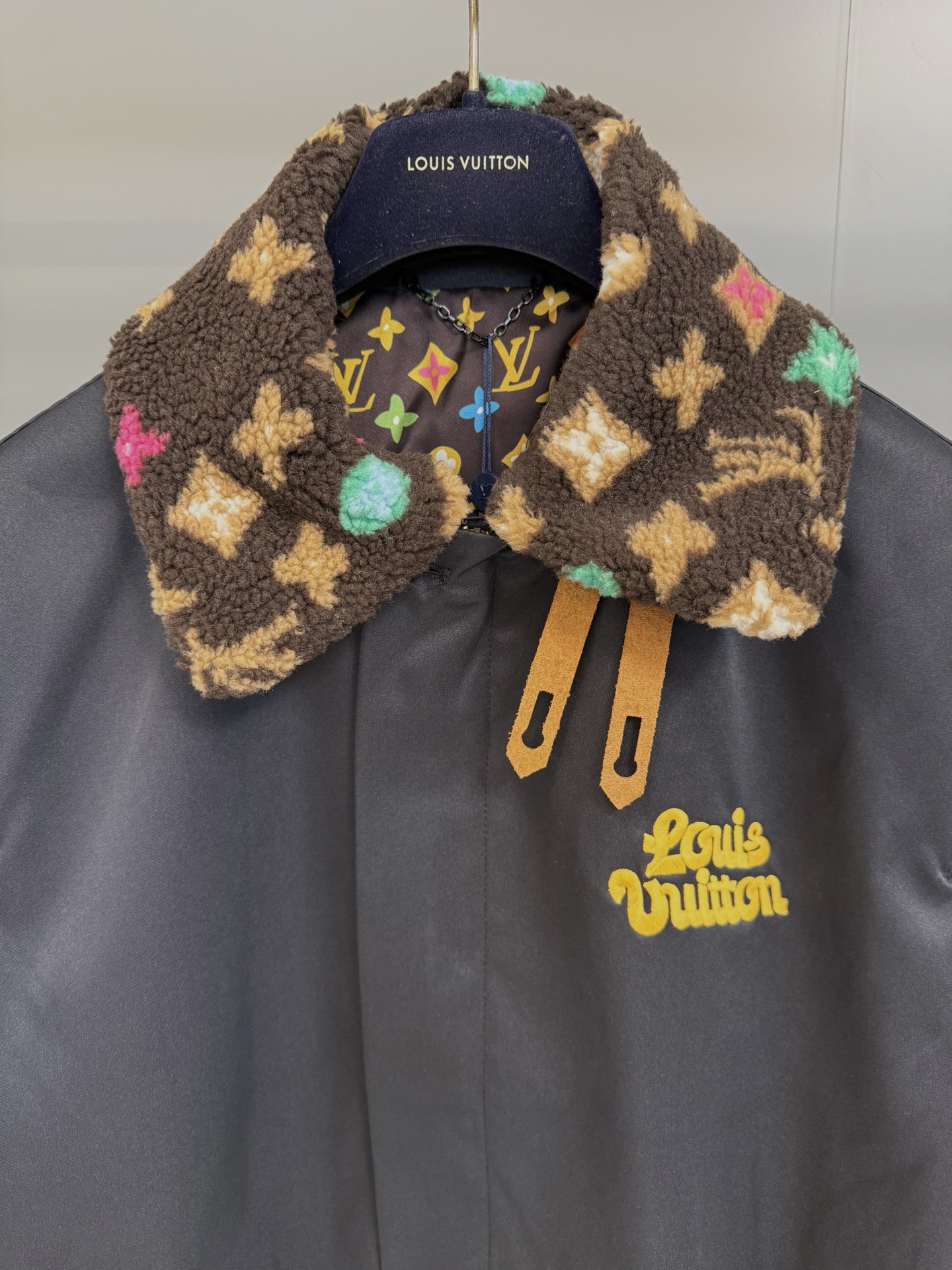 Louis Vuitton Men's Early Autumn Jacket with Suede Collar & Cotton Blend 3 i1760017163639 2441 0 3