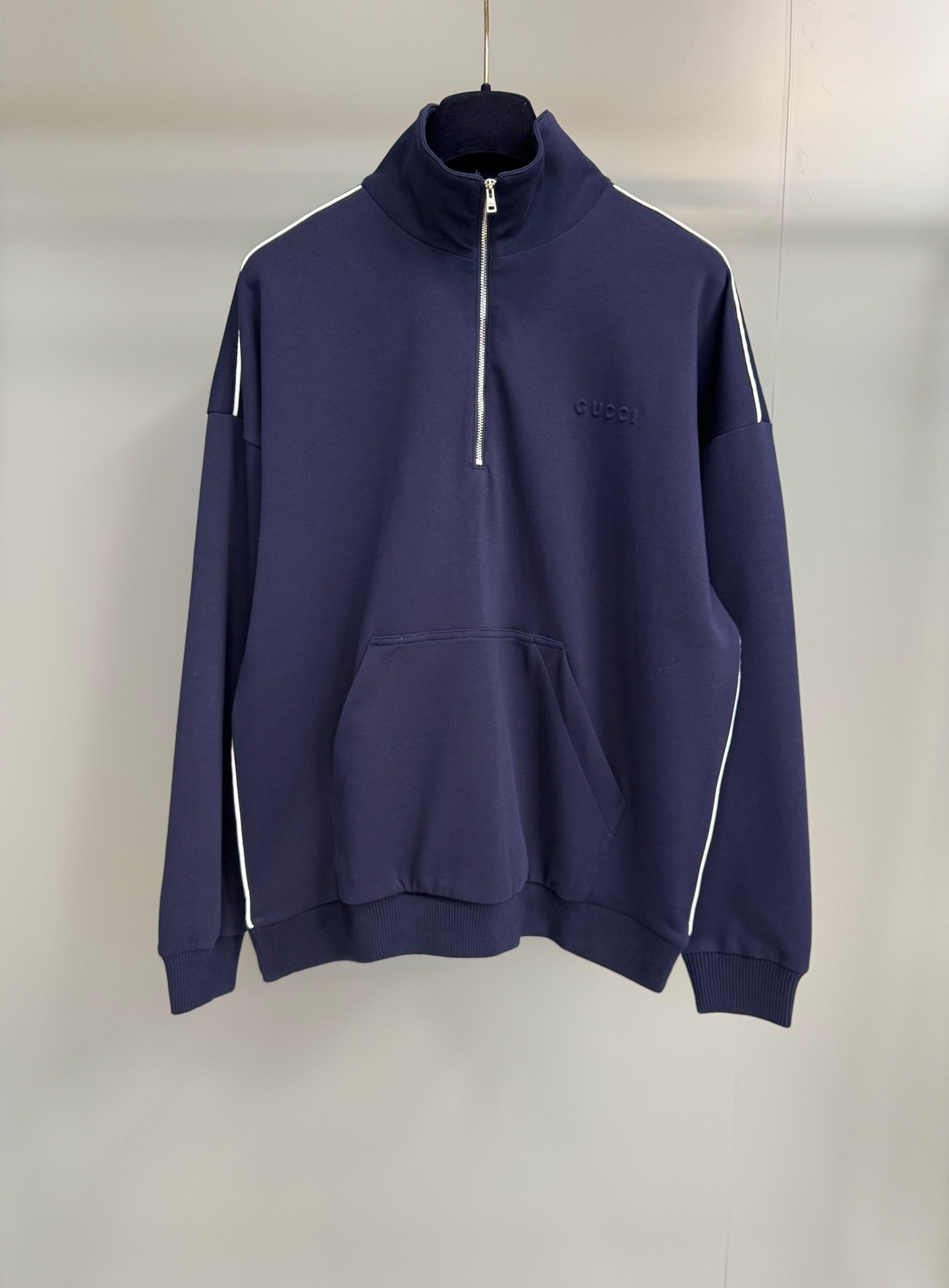 Gucci Navy Jersey Tracksuit Set with White Trim and Embossed Logo 3 i1760017932908 9228 0 1