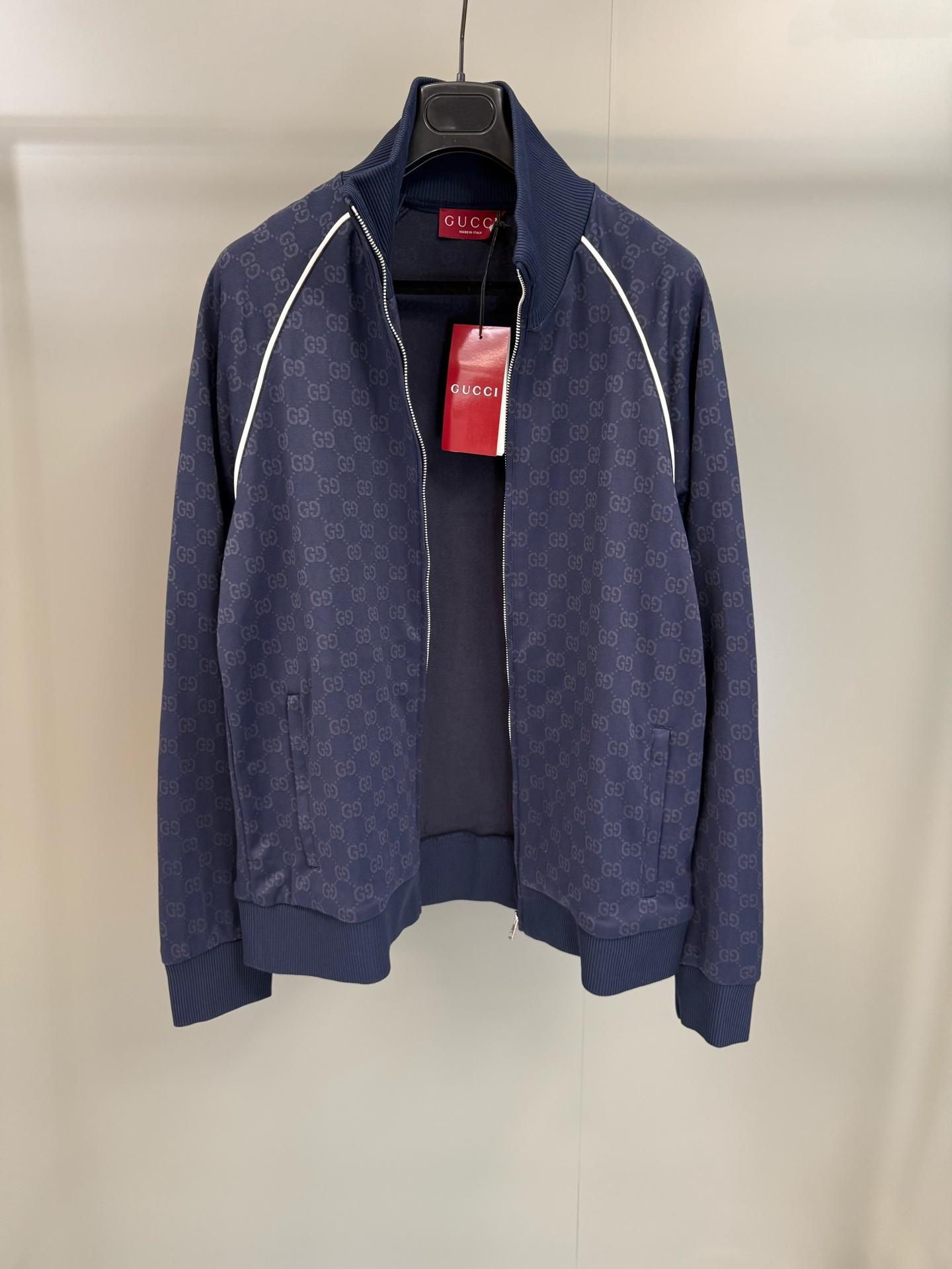 Gucci Navy Blue Jacquard Jersey Knit Tracksuit Jacket and Pants Set 4 i1760018504830 4901 0 1