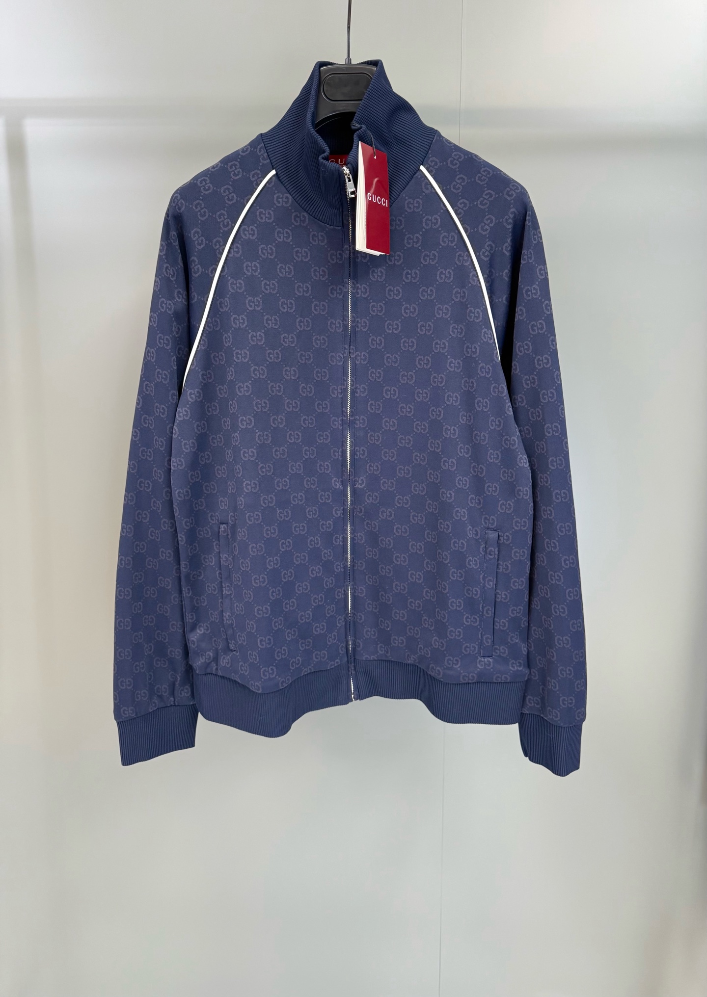 Gucci Navy Blue Jacquard Jersey Knit Tracksuit Jacket and Pants Set 3 i1760018504832 6241 0 4