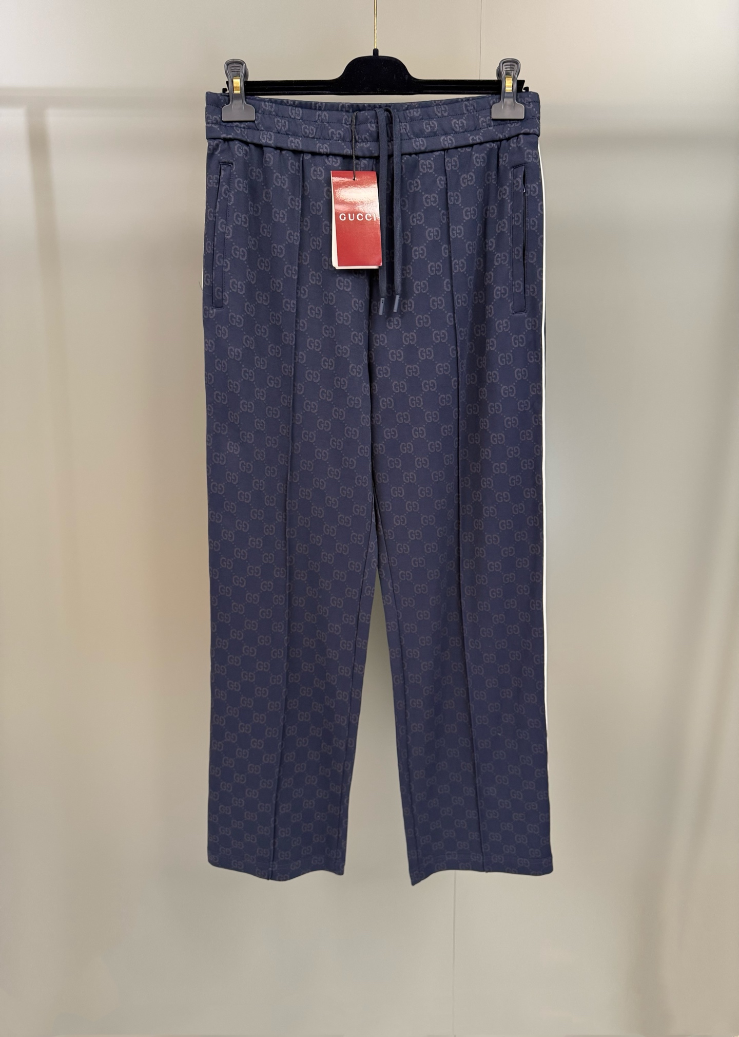Gucci Navy Blue Jacquard Knit Tracksuit with White Trim 3 i1760018549027 5842 0 8