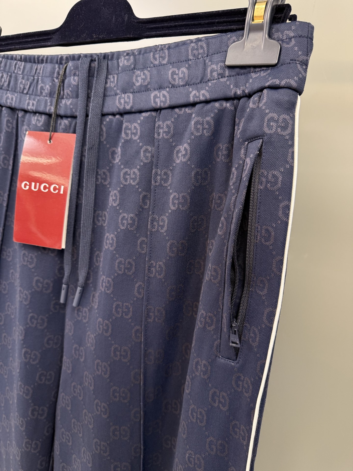 Gucci Navy Blue Jacquard Knit Tracksuit with White Trim 7 i1760018549327 5102 0 2