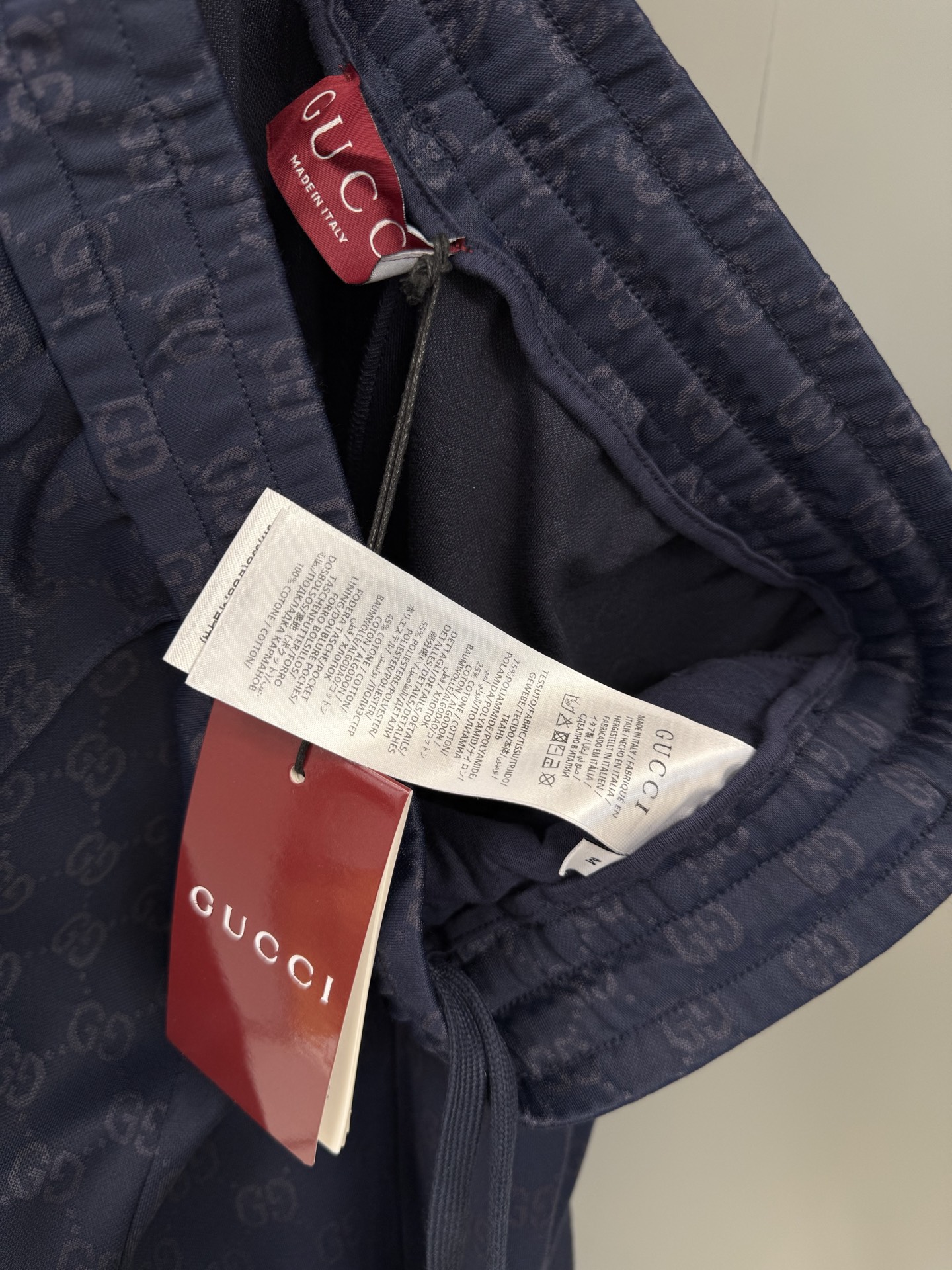 Gucci Navy Blue Jacquard Knit Tracksuit with White Trim 6 i1760018551060 7377 0 1