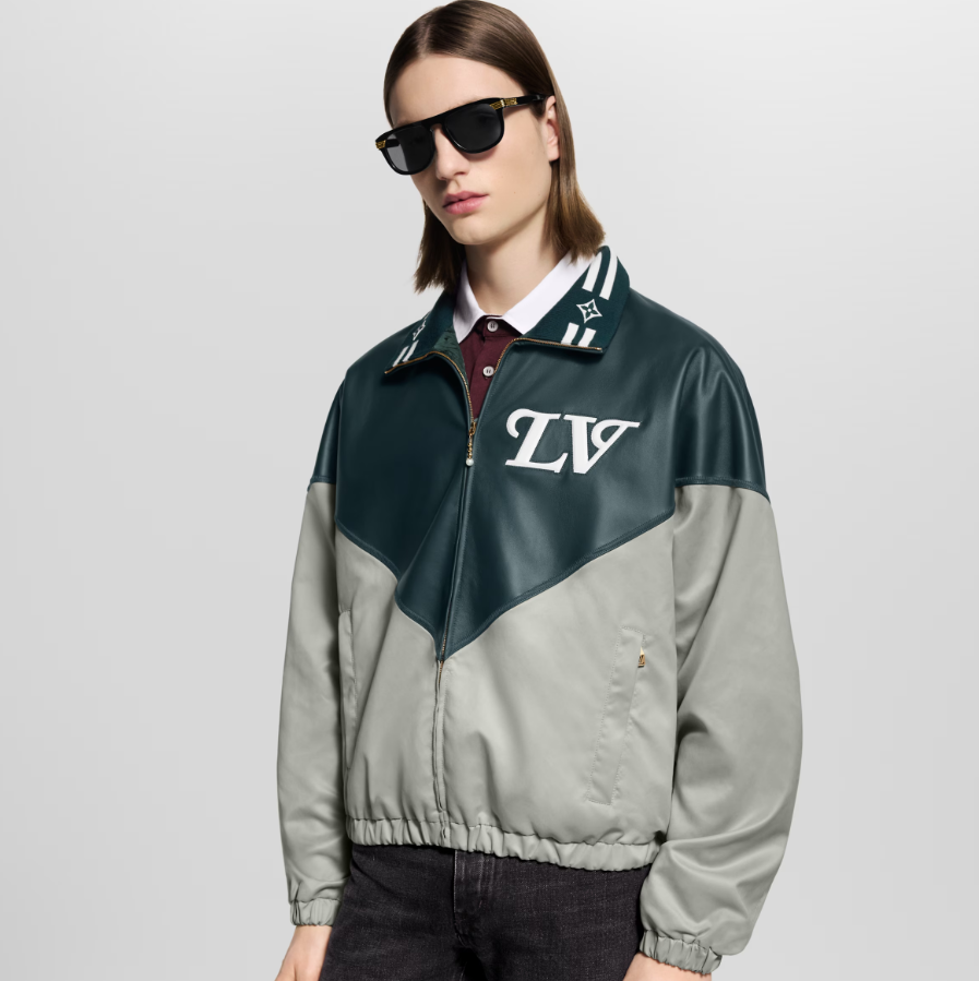 Louis Vuitton Varsity Jacket - Leather & Nylon Blend, Designer Outerwear 1 i1760024934662 103 0 0