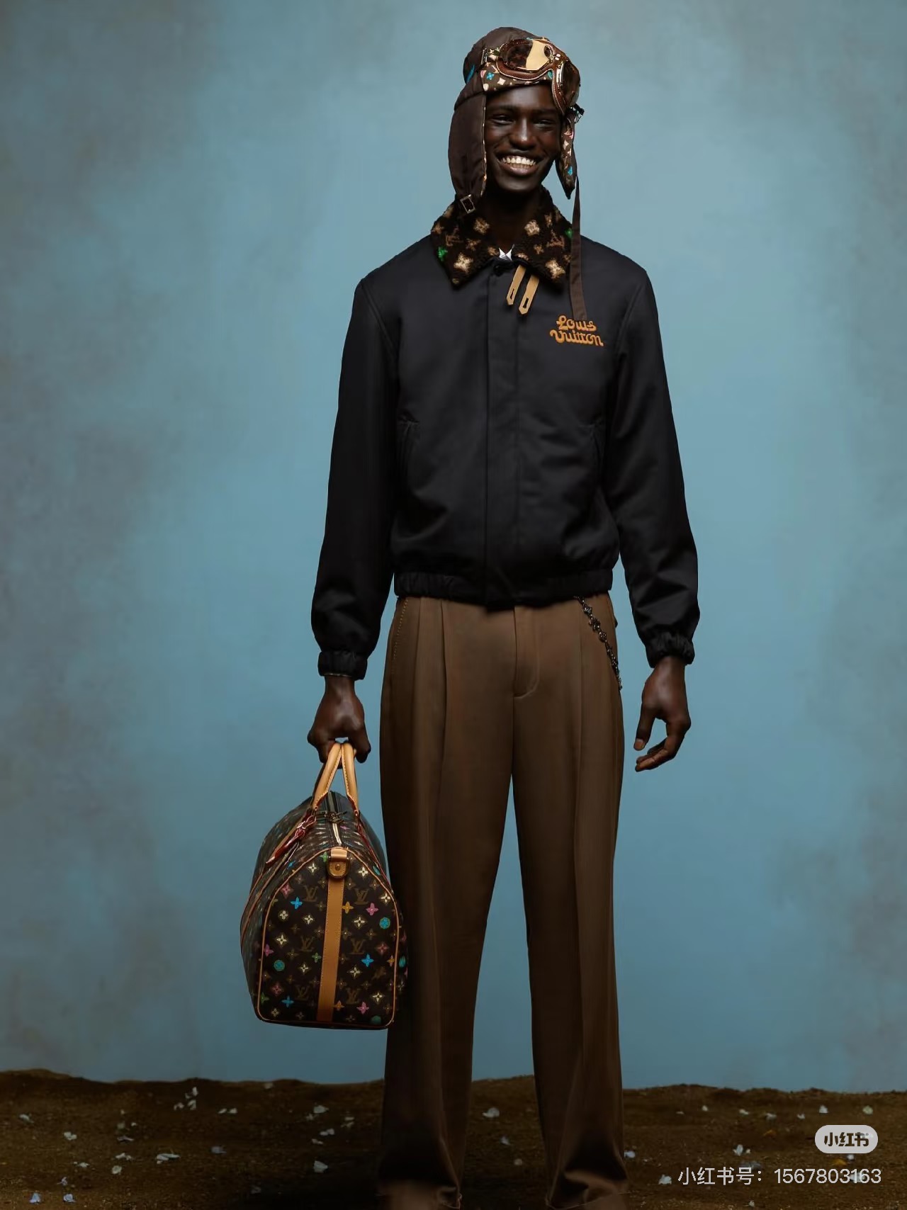 Louis Vuitton Men's Cotton Jacket with Suede Collar - Early Autumn 6 i1760028546231 440 0 5