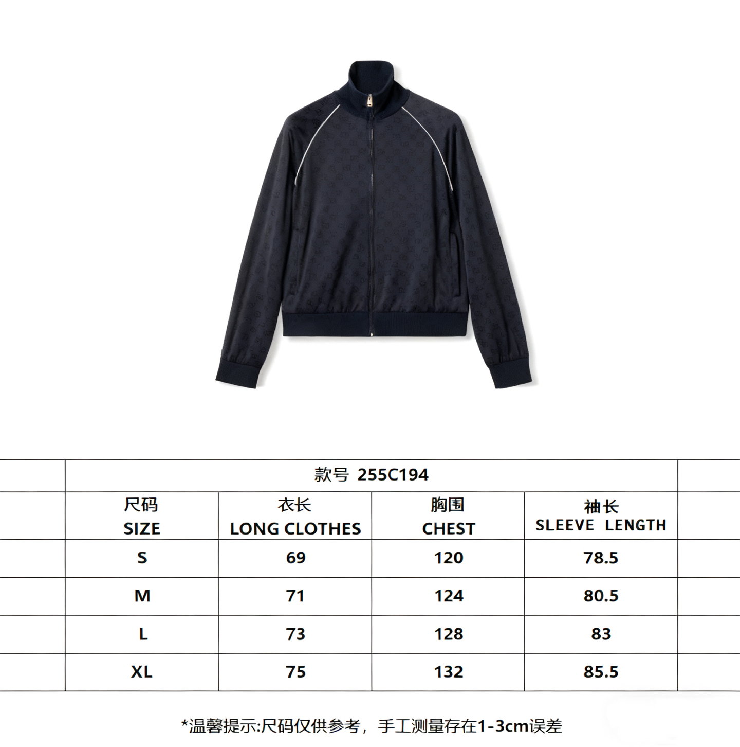 Gucci Navy Blue Jacquard Jersey Knit Tracksuit Jacket and Pants Set 10 i1760029140019 2847 0 11