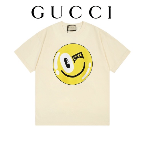 Gucci x Hattie Stewart Smile Logo Tee, Unisex Cotton T-Shirt 1 Gucci x Hattie Stewart Smile Logo Tee, Unisex Cotton T-Shirt