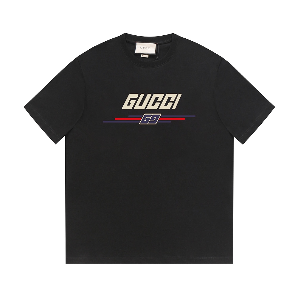 GUCCI古驰24ss早春系列 - G家不规则线条设计logo -采用双纱纯棉250g，面料颜色定制定染，不缩水不退色。手感舒服，质感超强❤️全套辅料.潮男潮女必备经典落肩微阔版型，独家现货供应！ ⚠ 顶级版本 官网品质❕ -颜色：杏色 …
