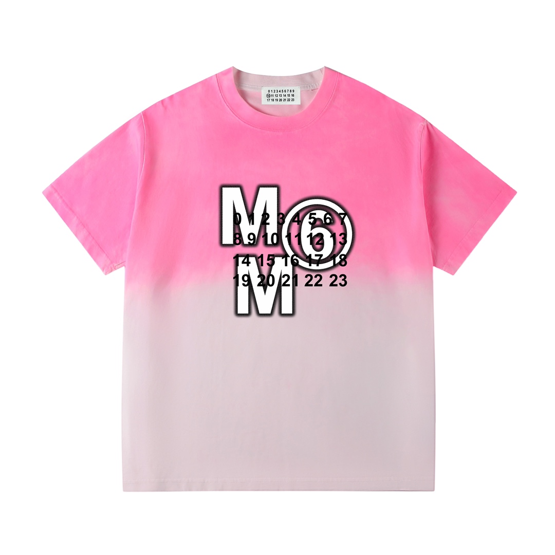 -Maion Margiela 24ss nueva colección - serie de efecto degradado - tela de algodón puro de doble hilo de 32 cabos, 260 …
