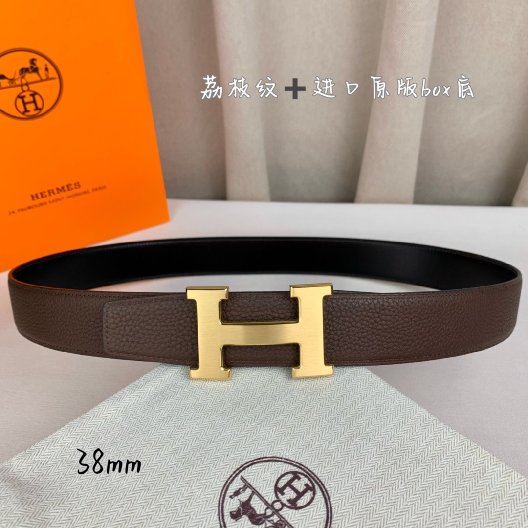 NO:703862,H family has a width of 38cm, genuine size, brushed steel buckle, vacuum electroplating, fine craftsmanship, first layer of cowhide. Full texture, soft to the touch. Fashionable and individual, classic and versatile!  Can be matched by yourself, belt, cowhide19860909H家带宽38cm 正品尺寸 拉丝钢扣,真空电镀,工艺精细,头层牛皮.质感十足,手感柔软.时尚个性,经典百搭！可自行搭配,皮带,cowhide,Belt