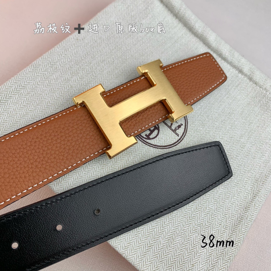 H家带宽38cm 正品尺寸  拉丝钢扣，真空电镀，工艺精细，头层牛皮.质感十足，手感柔软。时尚个性，经典百搭！可自行搭配