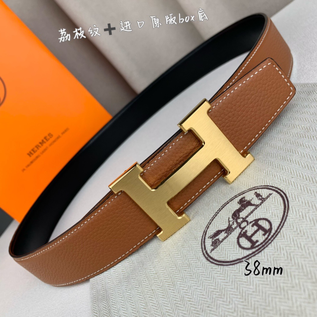 H家带宽38cm 正品尺寸  拉丝钢扣，真空电镀，工艺精细，头层牛皮.质感十足，手感柔软。时尚个性，经典百搭！可自行搭配