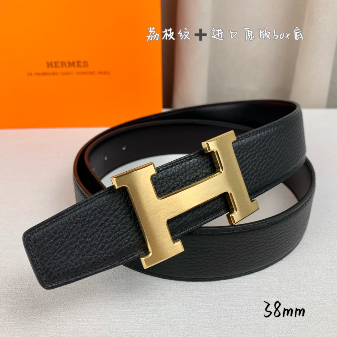 H家带宽38cm 正品尺寸  拉丝钢扣，真空电镀，工艺精细，头层牛皮.质感十足，手感柔软。时尚个性，经典百搭！可自行搭配