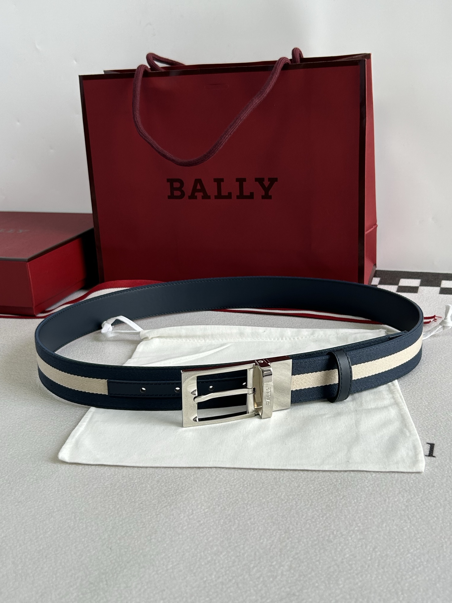 Bally Haute Couture Luxury Atelier Designer Belt Tie Accessories 6