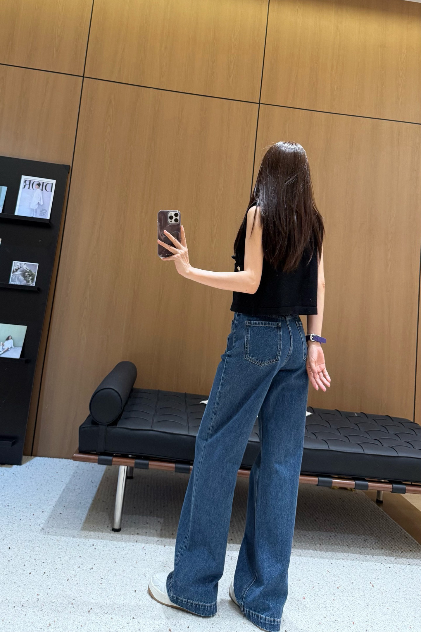 Chanel 2025 Double CC Pocket Denim Jeans with Belt - High-Quality 7 i1756220360074 1758 0 6