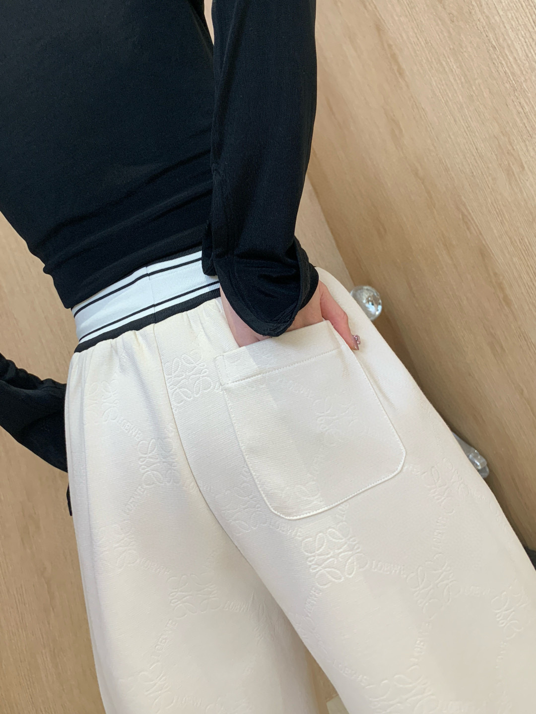 Loewe 2025 Autumn New Jacquard Webbing Sport Casual Pants Drawstring Waist 6 i1757686038194 7715 0 5