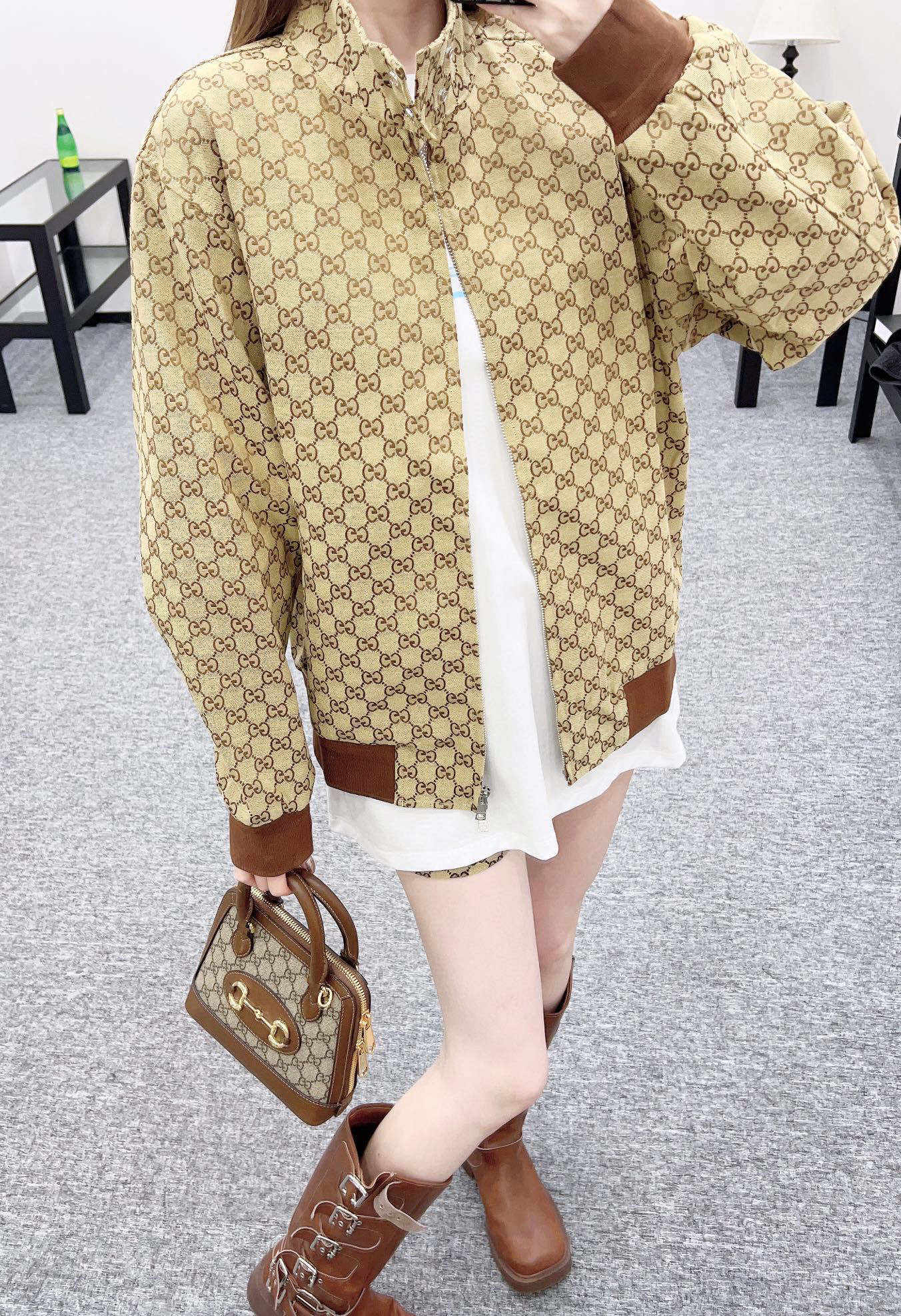 Gucci 2025 Jacquard Jacket - Oversized Fit with Double G Motif 1 i1758377033485 3605 0 0