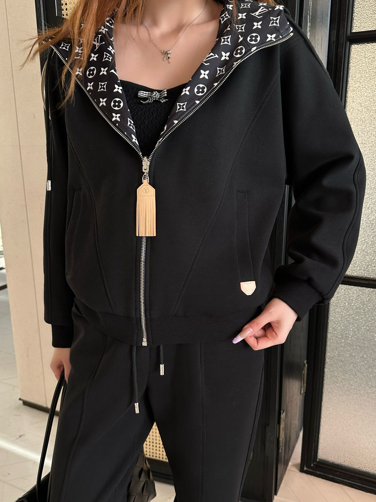 Louis Vuitton 2025FW Double-Faced Jacket Set - Slim Fit, Elegant Style