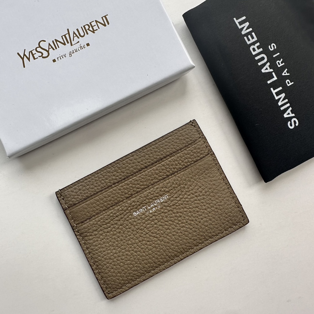 Saint Laurent 新品Y卡包，复制细节 款号:423292尺寸：10.5×7.5×0.5cm