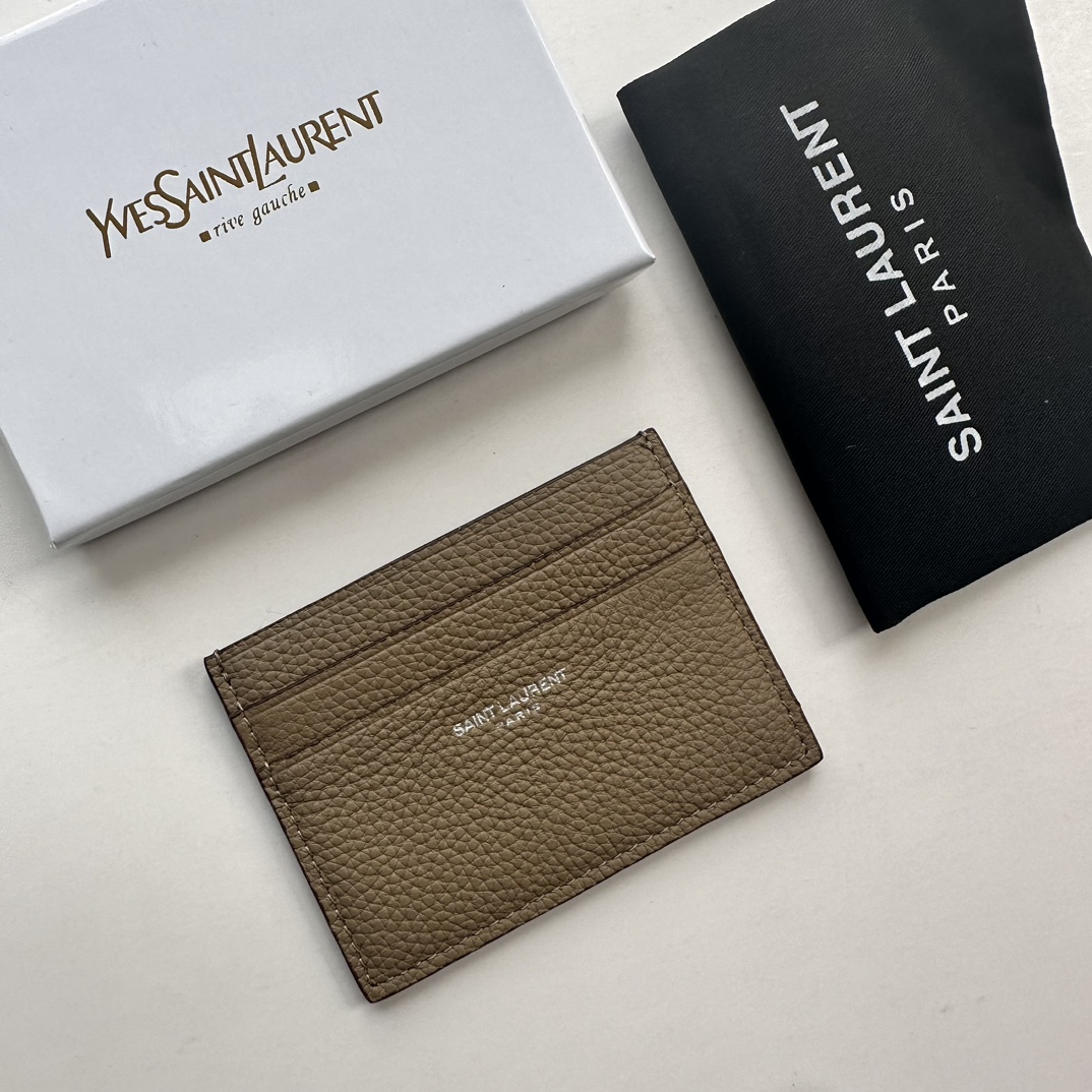 Saint Laurent 新品Y卡包，复制细节 款号:423292尺寸：10.5×7.5×0.5cm