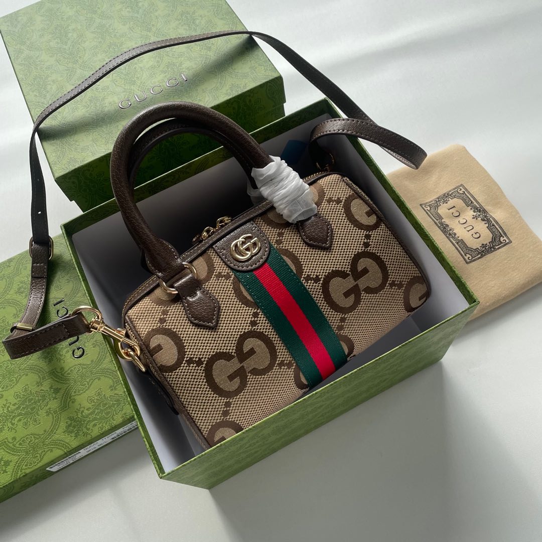 Gucci Beige Ebony GG Supreme mini crossbody everyday