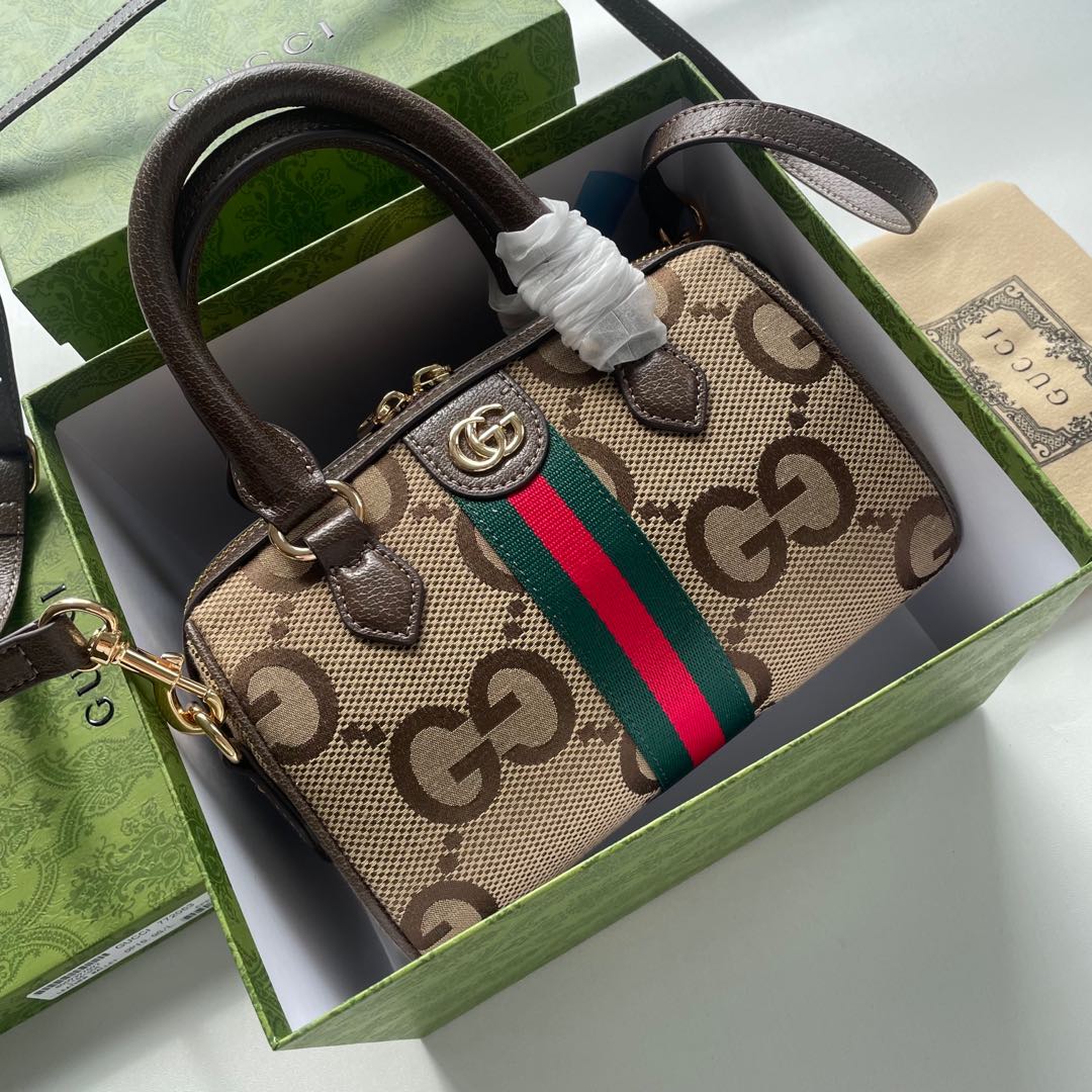 Gucci Beige Ebony GG Supreme mini crossbody everyday