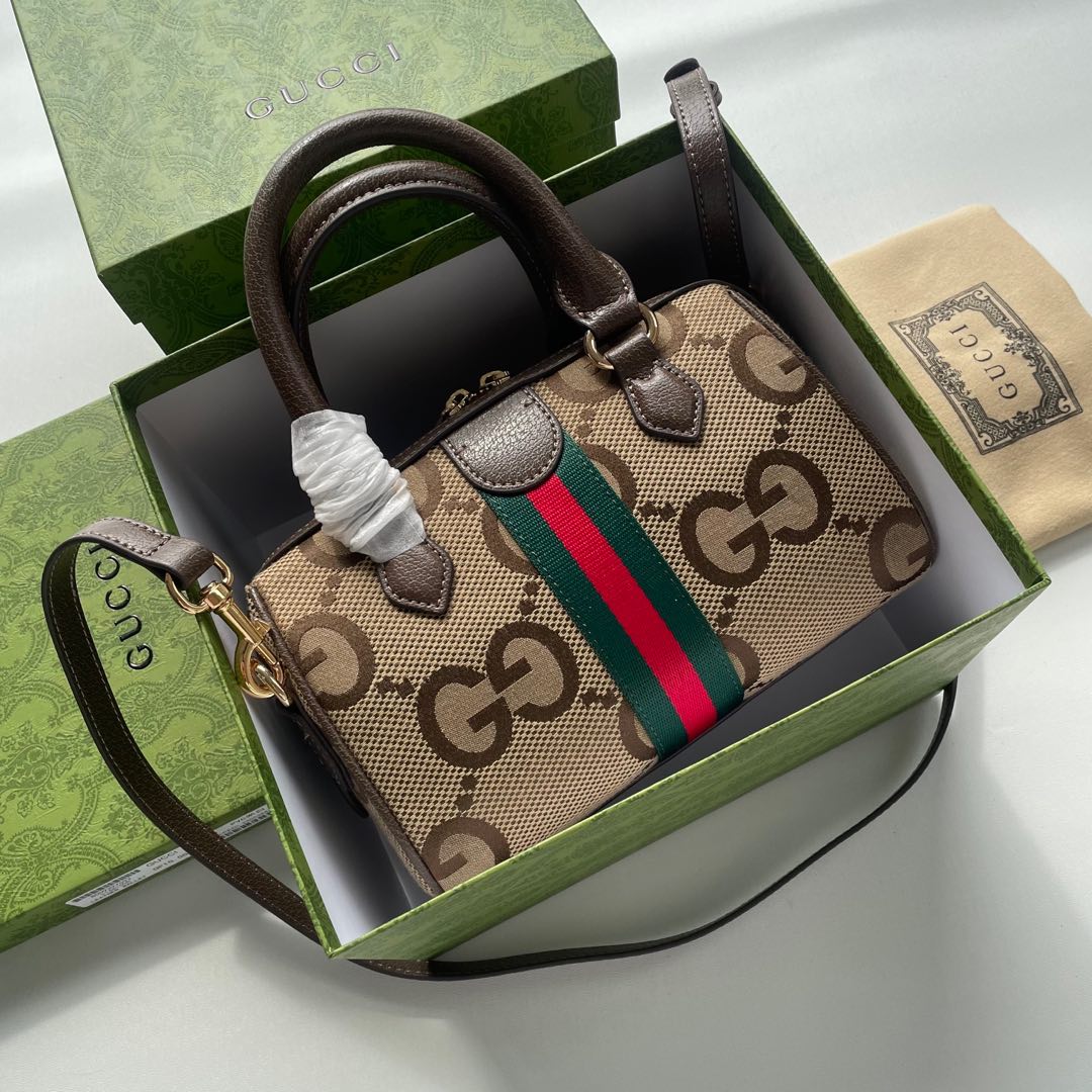 Gucci Beige Ebony GG Supreme mini crossbody everyday