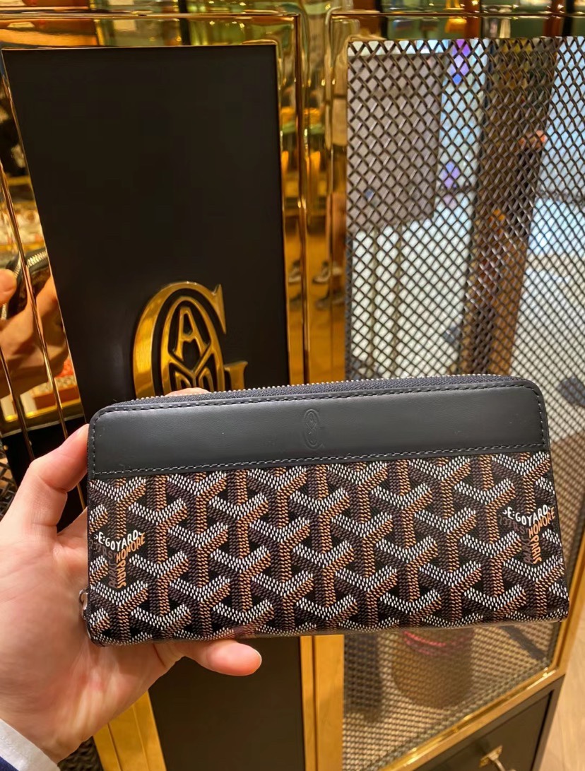 Goyard Wallet Calfskin Cowhide