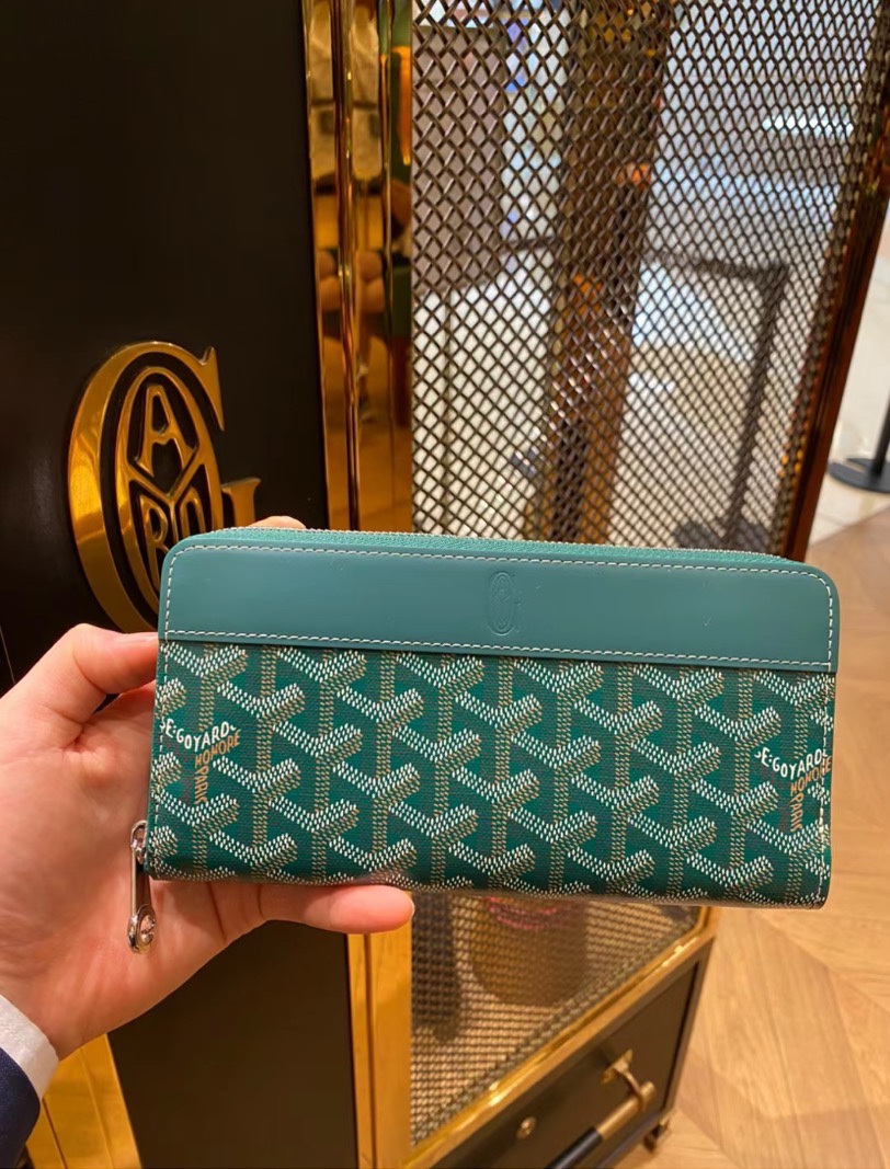 Replica 1:1 High Quality
 Goyard Fake
 Wallet Calfskin Cowhide