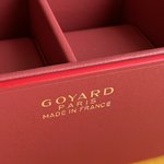 Goyard Watch Box Red Canvas