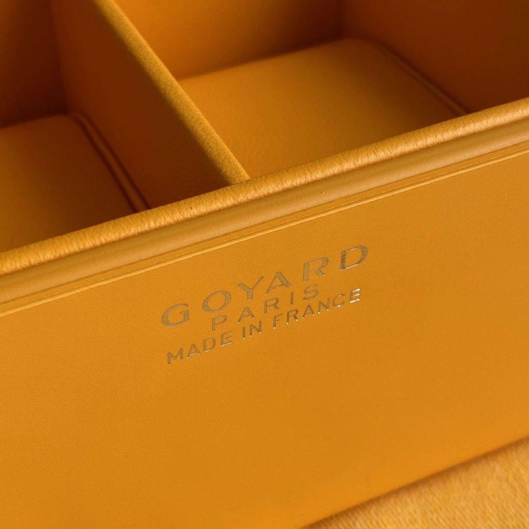 Goyard Watch Box Copy AAA+
 Yellow Canvas