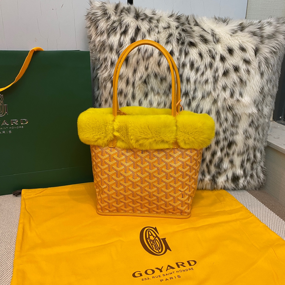 Goyard Mini-Taschen Tragetaschen Kaninchenhaar Mini