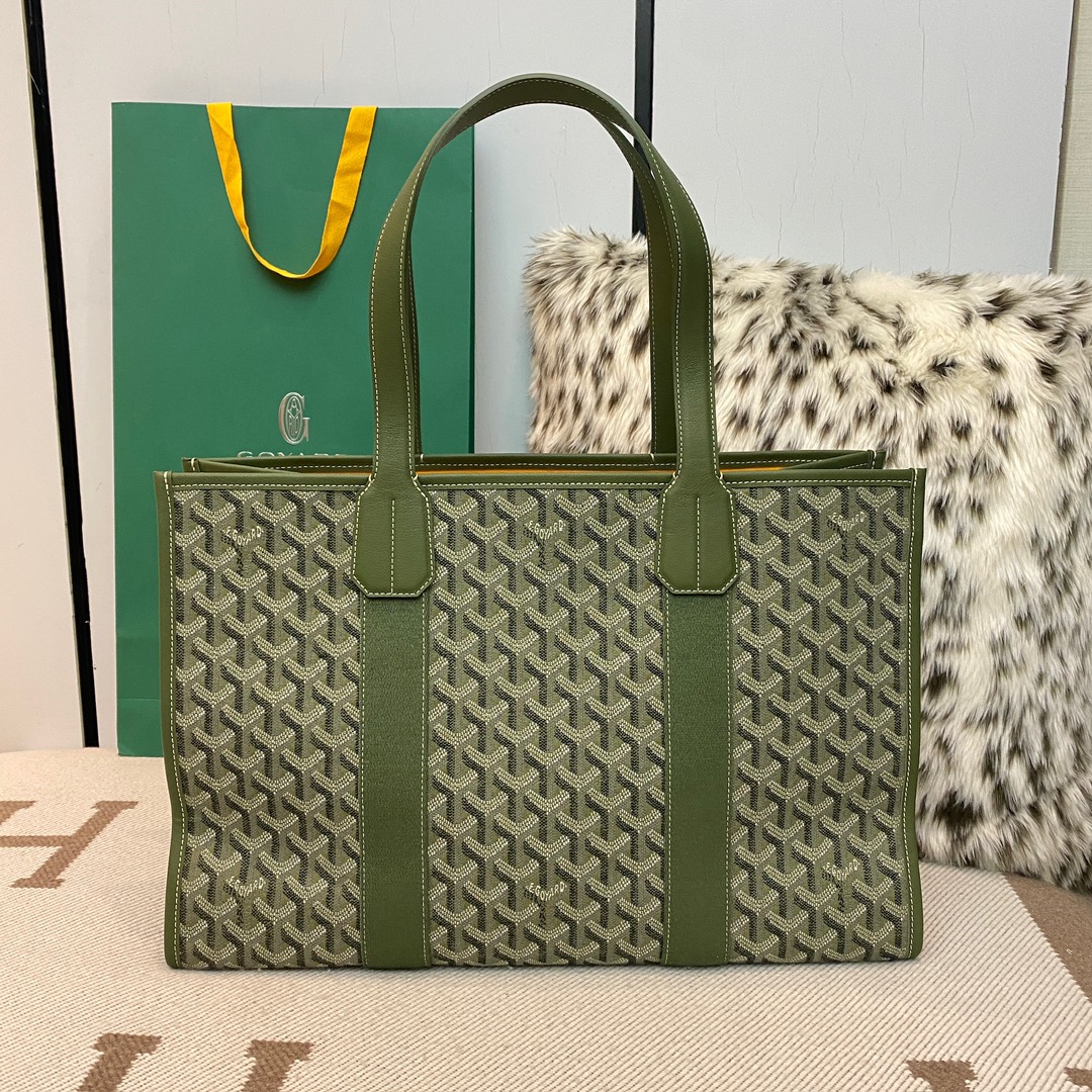 Goyard Tote Bags Designer High Replica
 Green Khaki