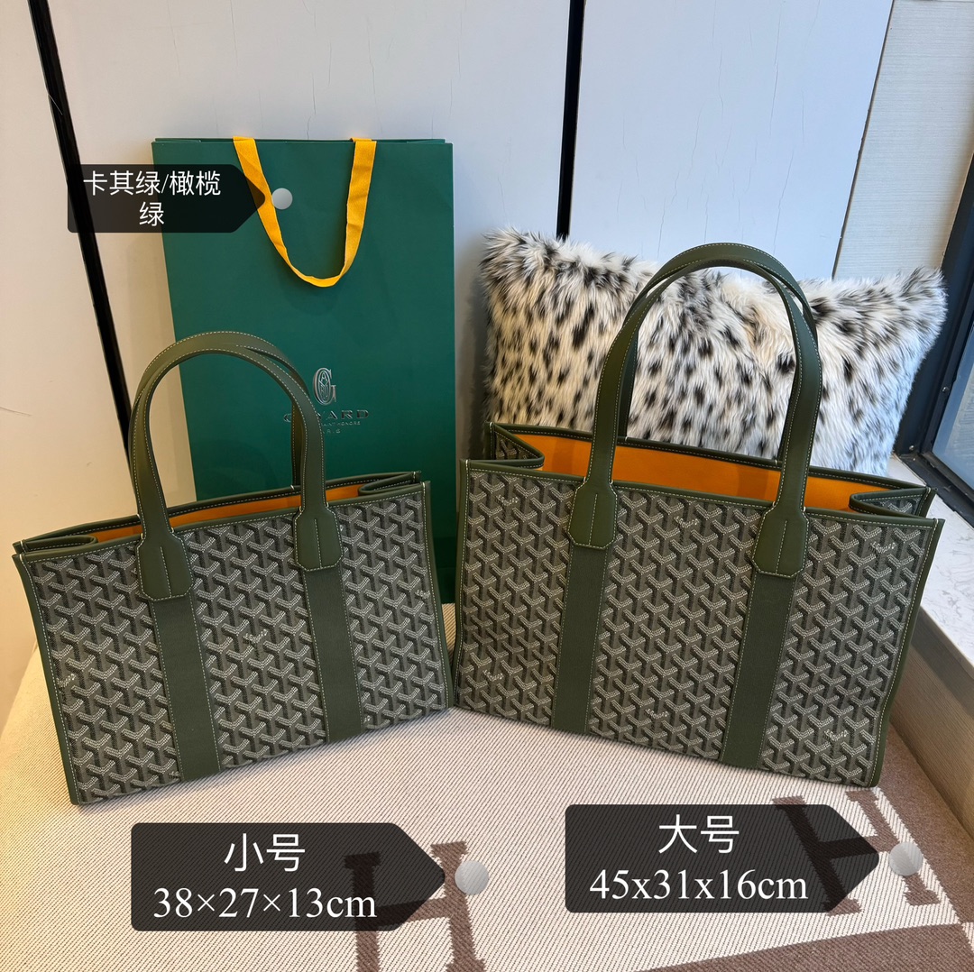 Goyard Taschen Tragetaschen Grün Khaki