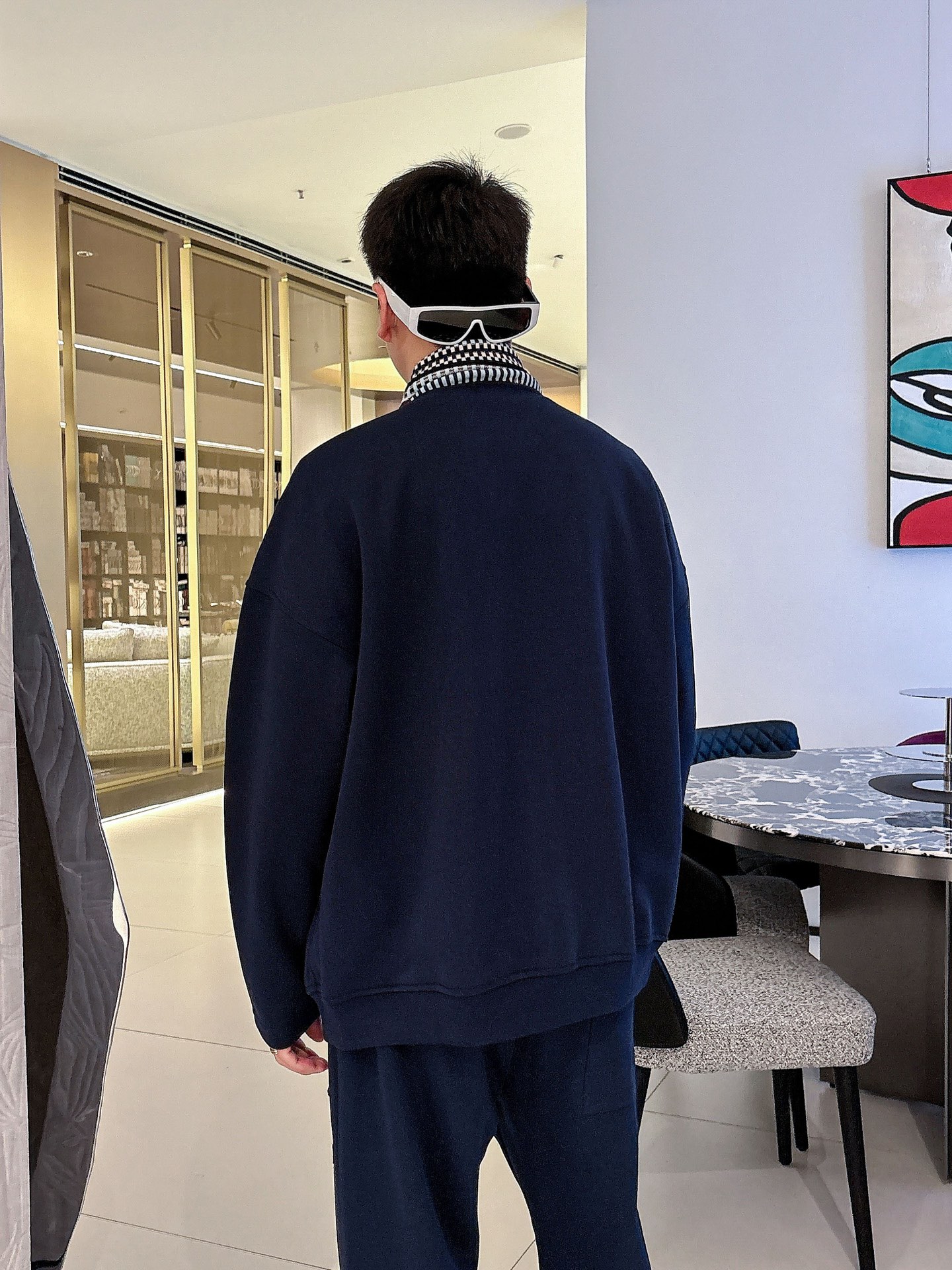 Louis Vuitton Blue Wool Blend Tracksuit with Logo Embroidery, M-XXXL 8 i1757410171513 9258 0 6