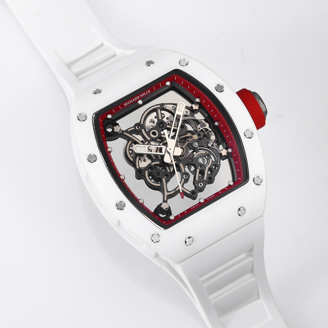 [Richard Mille Watches]1 Case: White ceramic case consistent with the origina