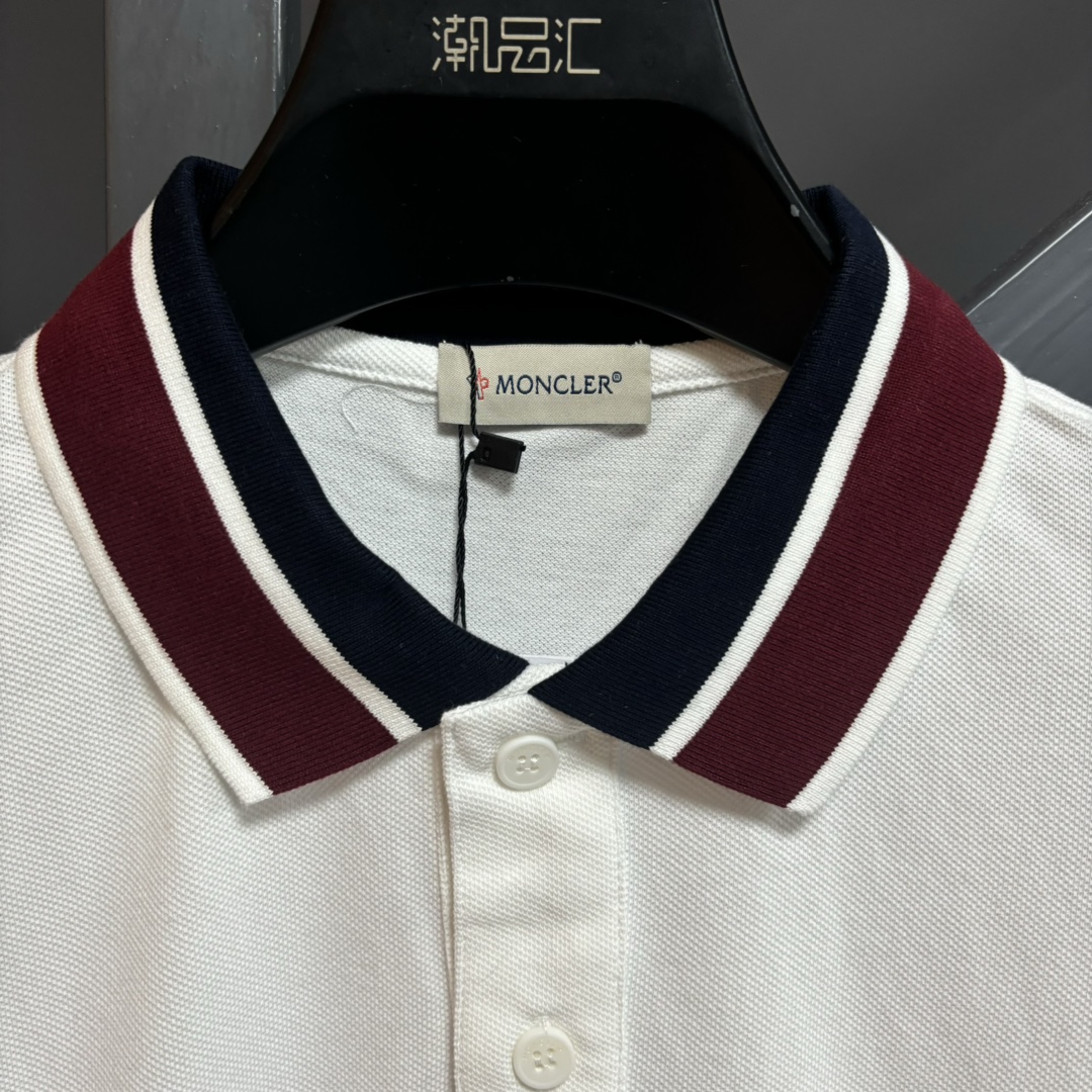 Moncler/蒙口 25ss 经典刺绣Polo短袖
