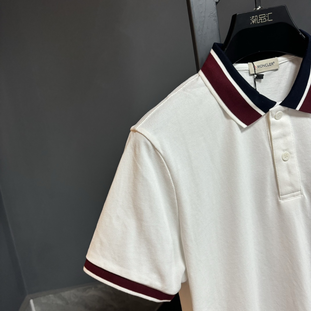 Moncler/蒙口 25ss 经典刺绣Polo短袖