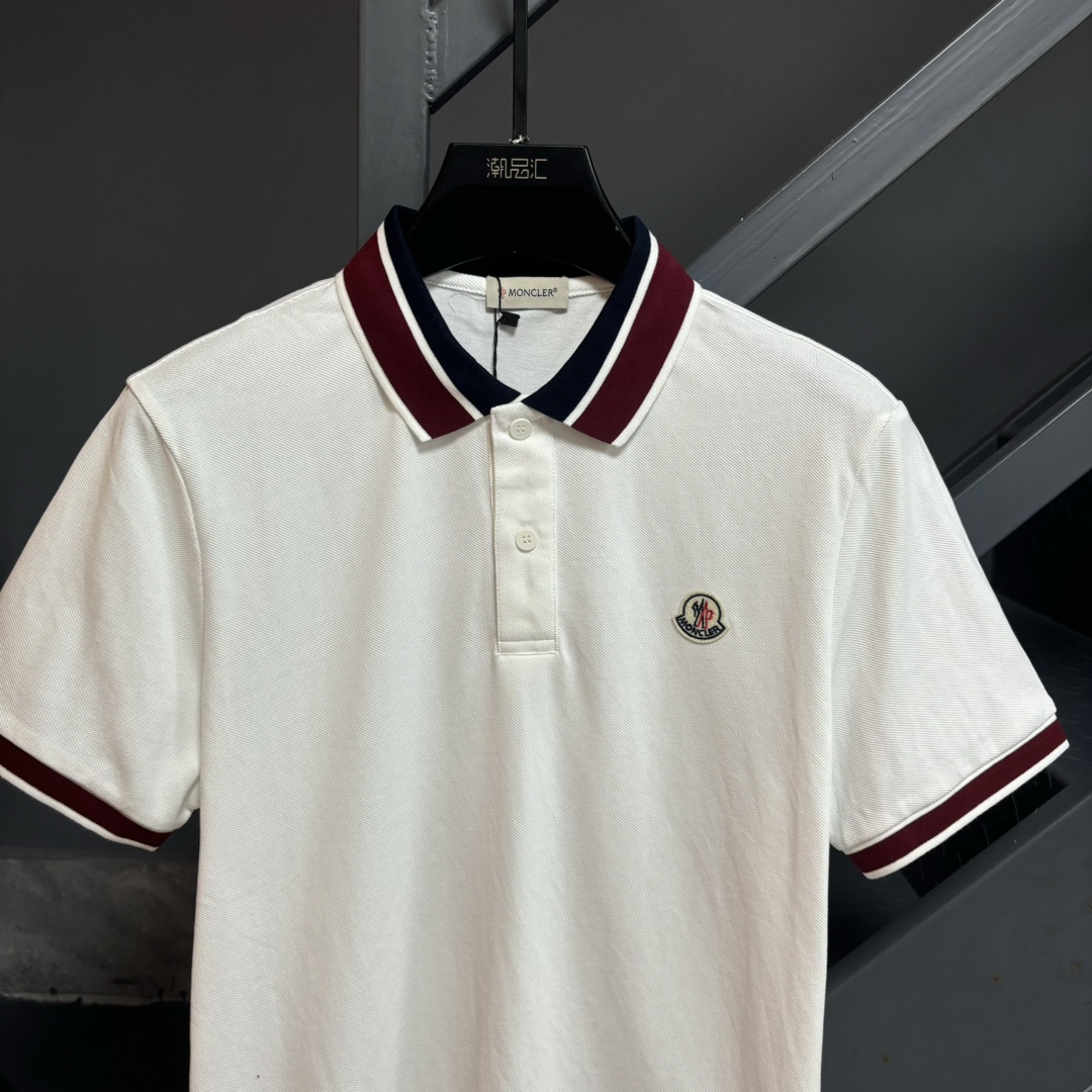 Moncler/蒙口 25ss 经典刺绣Polo短袖