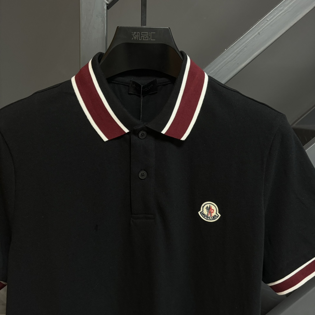 Moncler/蒙口 25ss 经典刺绣Polo短袖
