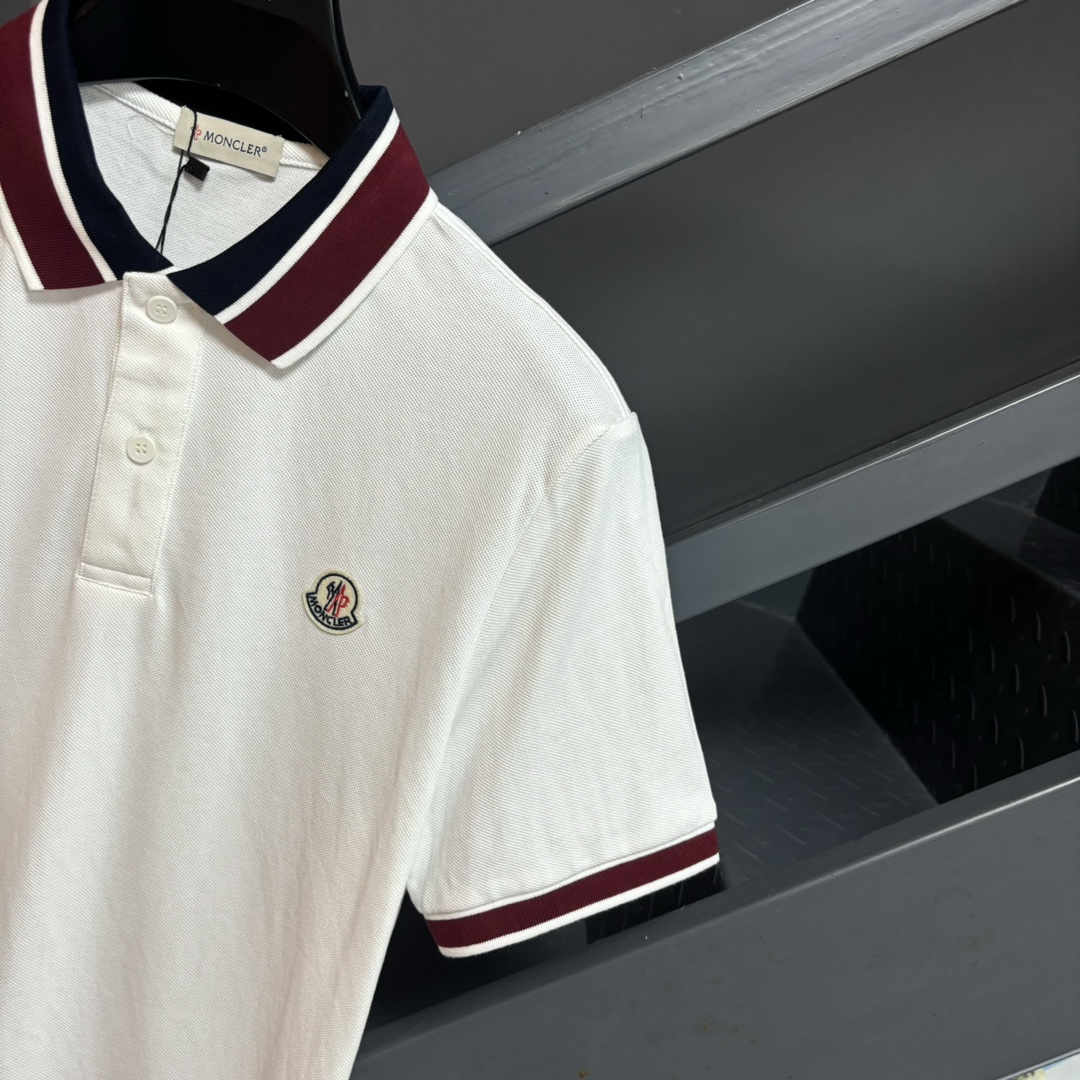 Moncler/蒙口 25ss 经典刺绣Polo短袖
