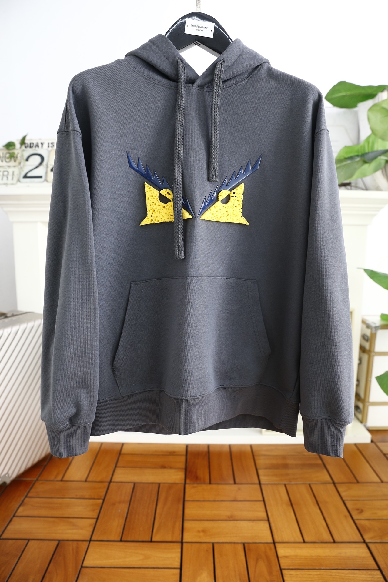 Fendi Clothing Hoodies Men Cotton Fall/Winter Collection Hooded Top