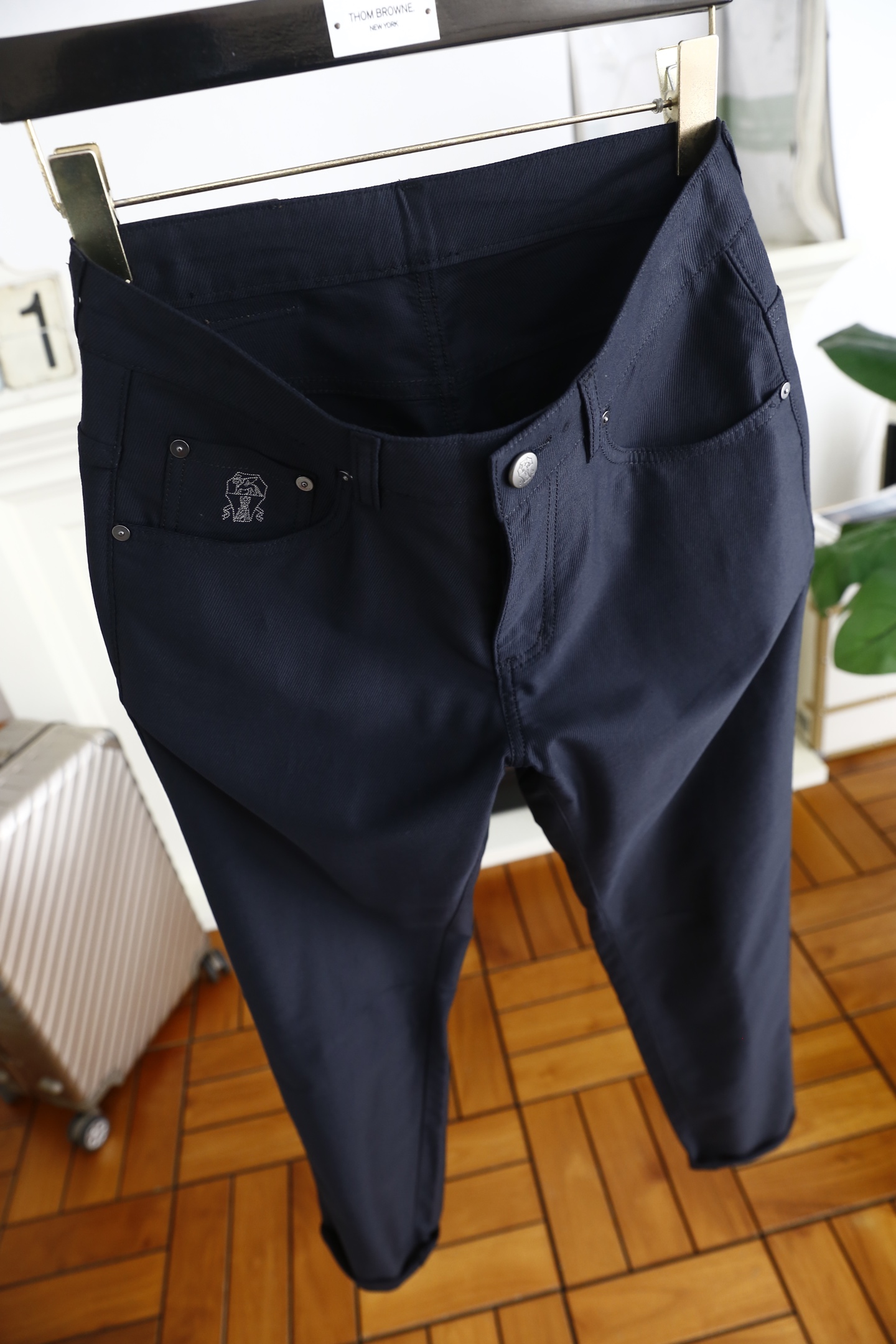 🔥Brunello Cucinelli.
2025春季男士新品商务休闲男士休闲长裤！整体简约的设计，经典