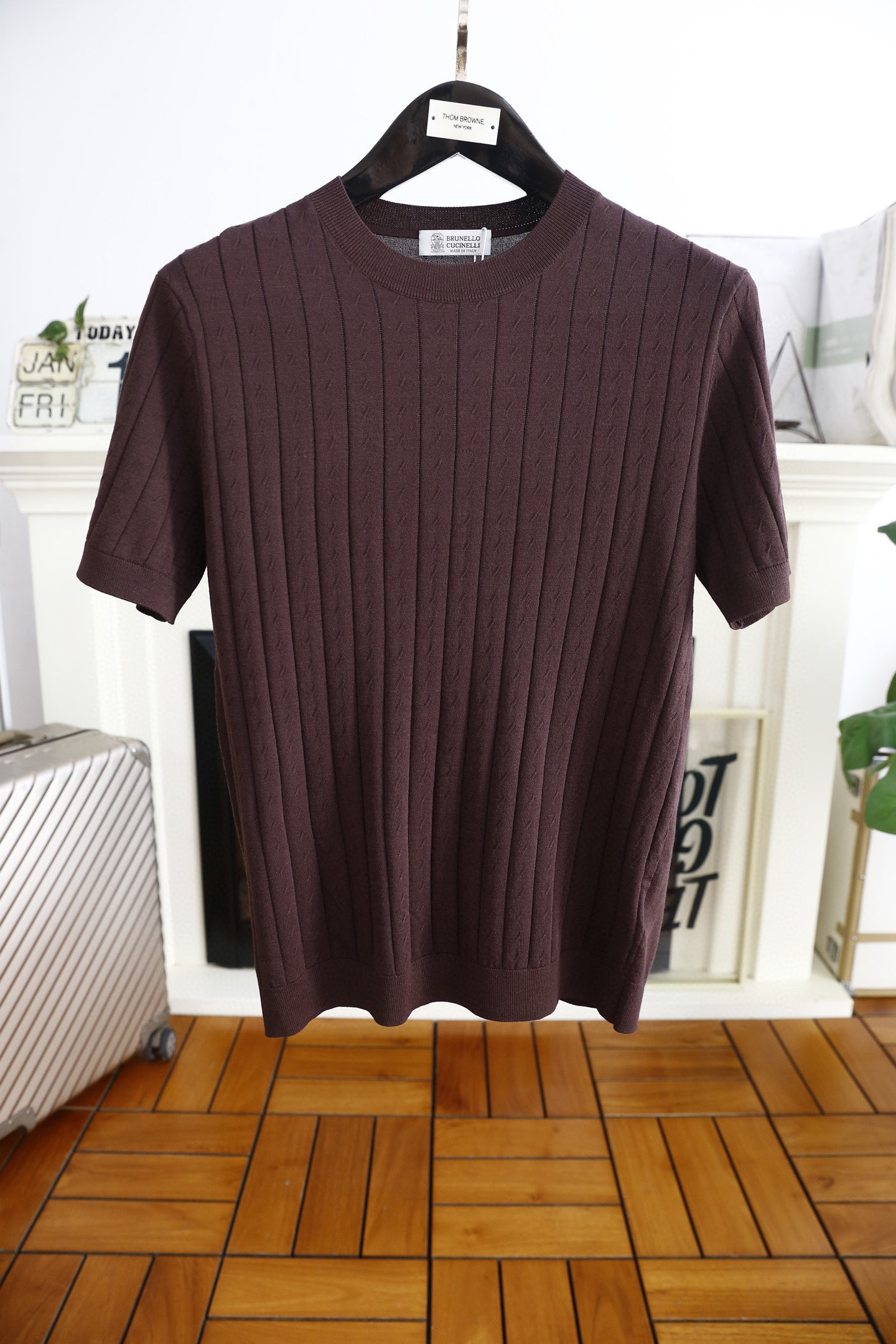 🔥Brunello Cucinelli.
25早春新品时尚短袖毛衫👍🏼奢华经典元素搭配！衣橱里不可或缺的