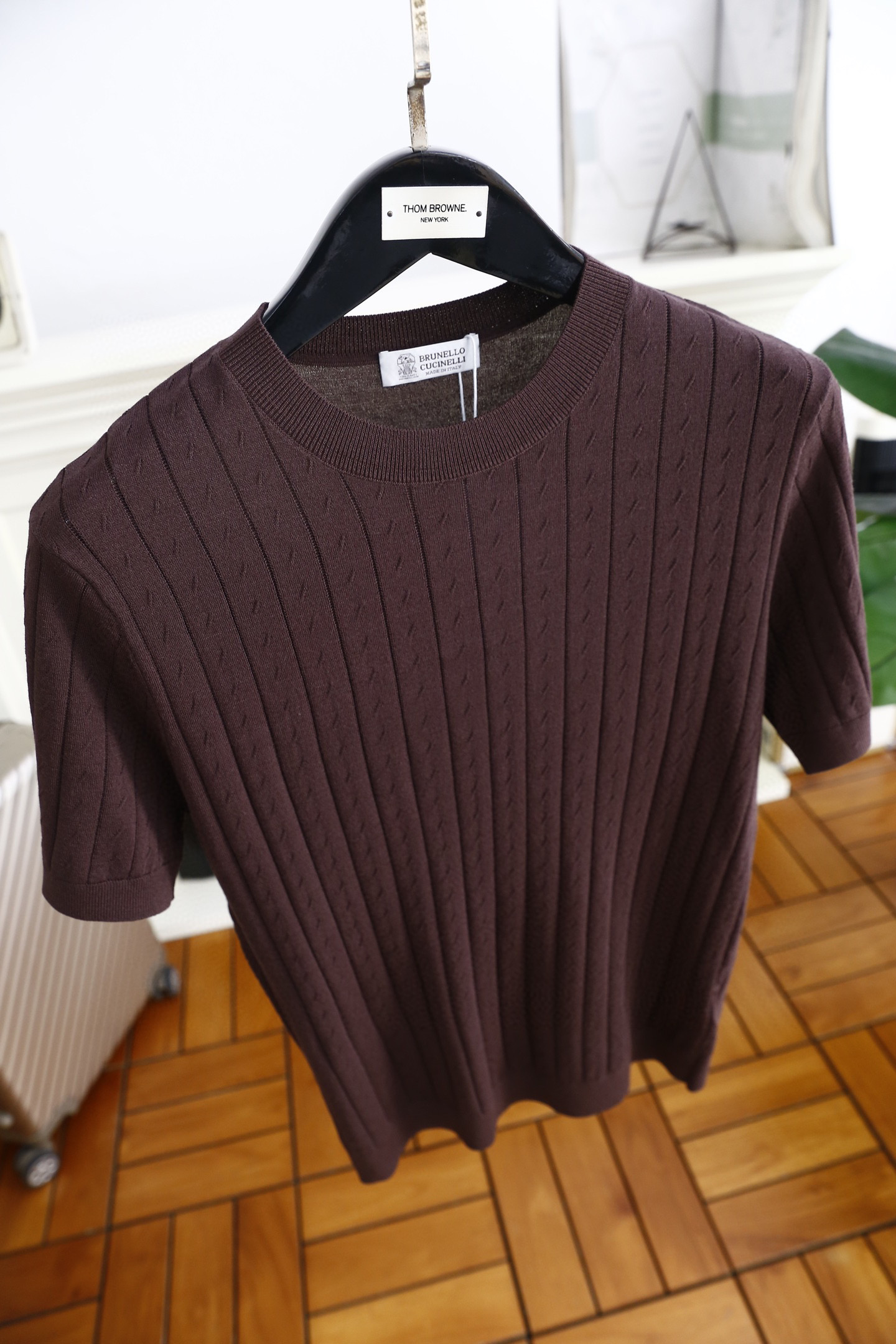 🔥Brunello Cucinelli.
25早春新品时尚短袖毛衫👍🏼奢华经典元素搭配！衣橱里不可或缺的