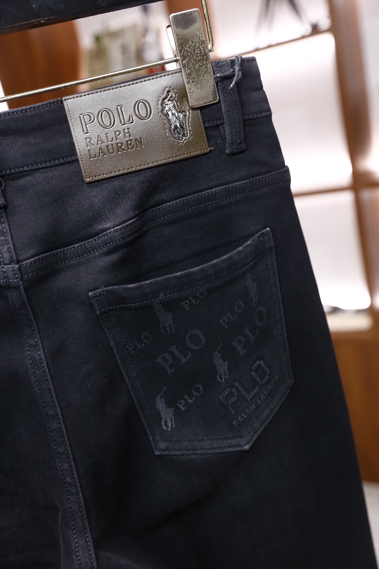 🔥保罗.2025秋季新款原单高端男士深色百搭休闲牛仔裤！奢华经典品牌字母LOGO配饰 身穿着非常舒适 低