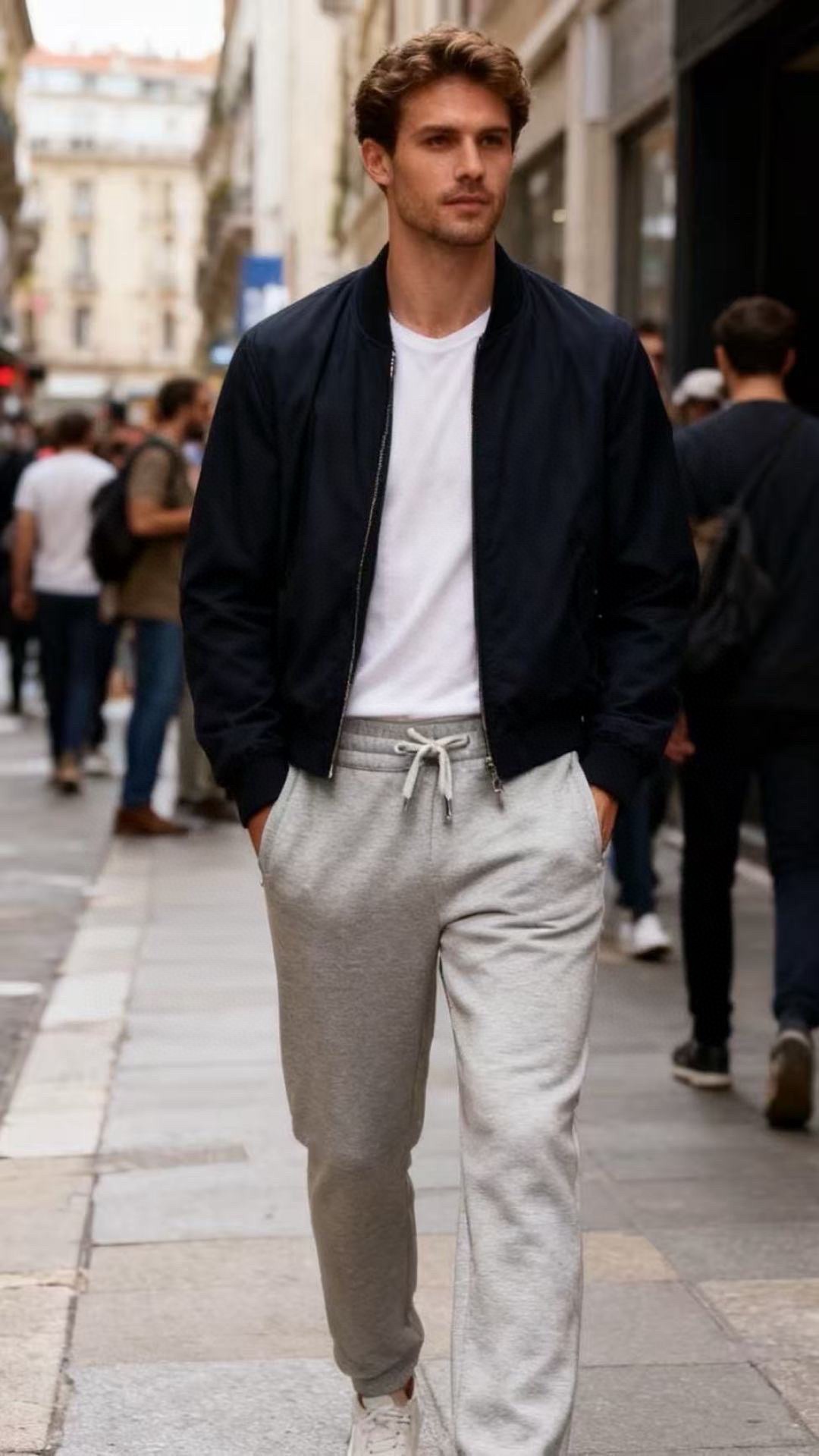 NO:680858,Pr*/Pr*da. New style for autumn and winter!  Fashionable men's all-match drawstring casual pants are made of soft and comfortable fabrics with a delicate touch and elasticity, which can fit the body shape well and provide a comfortable wearing experience. The drawstring design at the waist not only increases the practicality of the pants, but also adds a sense of casualness and leisure, allowing the wearer to adjust the tightness according to their own needs.  The pocket design on both sides of the trousers is both practical and beautiful, adding a sense of detail to the overall look. The trousers are straight and gradually narrow from the thigh downwards. They are neat and not tight. They can well modify the leg shape and are suitable for people of all body shapes. The overall style is simple and elegant, with a sense of leisure and fashion. It is a must-have item for daily wear!  Sizes 29-38, 35 available!  Ships next day!  ,,prada,19860909普拉*/Pr*da. 秋冬新款！时尚男士百搭抽绳休闲裤,采用了柔软舒适面料,触感细腻且富有弹性,能很好地贴合身形,同时提供舒适的穿着体验.腰部的抽绳设计不仅增加了裤子的实用性,还增添了一份随性与休闲感,让穿着者可以根据自己的需求调整松紧度.裤身两侧的口袋设计既实用又美观,为整体造型增添了一份细节感.裤型为直筒,从大腿处向下逐渐收窄,利落而不紧绷,能很好地修饰腿型,适合各种身形的人群穿着.整体风格简约大方,兼具休闲与时尚感,是日常穿搭的必备单品！尺码29-38,有35！隔天出货！,,prada,,Men's clothing