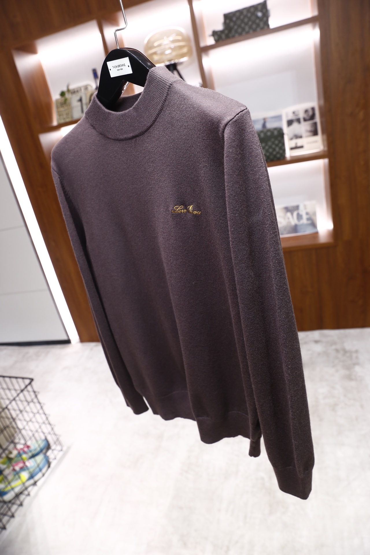 🔥lP🆕.25秋季新品！时尚男士中领长袖毛衫👍🏼采用羊毛混纺面料！衣橱里不可或缺的百搭利器，市面罕见类型