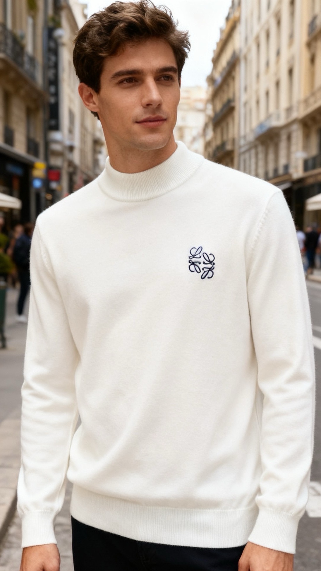 🔥罗意威.25秋季新品男士时尚长袖毛衫👍🏼采用羊毛混纺面料！衣橱里不可或缺的百搭利器，市面罕见类型，柔软