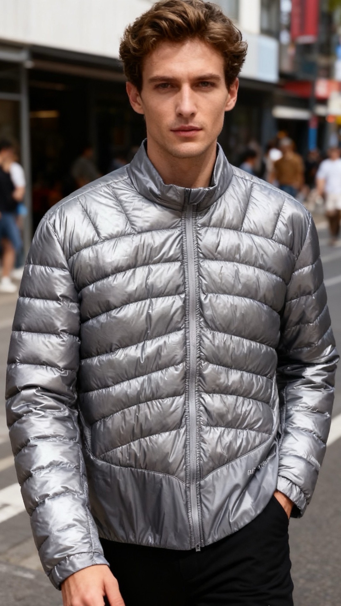 🔥始祖鸟/ARC'TERYX.25秋冬新品👍时尚男士羽绒外套，采用立领全拉链设计，衣身运用波浪形绗缝工艺